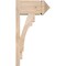 Ekena Millwork Merced Arts & Crafts Smooth Outlooker, Douglas Fir, 7 1/2"W x 14"D x 26"H OUT08X14X26MRC03SDF - alternate 3